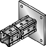 Soporte MIC-C90-DH Soporte del perfil de la caja galvanizada en caliente (HDG) para conexiones a concreto en aplicaciones de carga pesada
