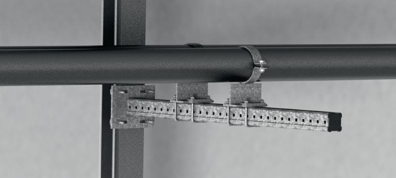 Soporte MIC-S90H Soporte del perfil de la caja galvanizada en caliente (HDG) para conexiones a acero secundario en aplicaciones de carga pesada Aplicaciones 1