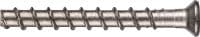 Anclaje de atornillado KH-EZ C SS316 Anclaje de atornillado directo de desempeño superior para brindar fijaciones resistentes y más rápidas a la corrosión en concreto y bloques de concreto con relleno de mortero (acero inoxidable 316, cabeza avellanada)