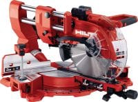 Sierra ingletadora a batería SM 60-22 Sierra ingletadora compuesta con bisel doble con capacidad de corte cruzado de 100 x 355 mm y 4x 13-3/4 (plataforma de batería Nuron)