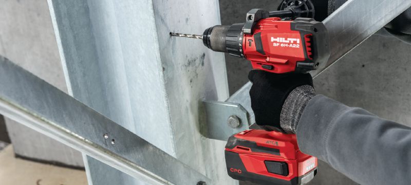 Hilti SF 6H-A22 Taladro martillo inalámbrico de iones de litio de 1/2  pulgada (solo cuerpo de herramienta)