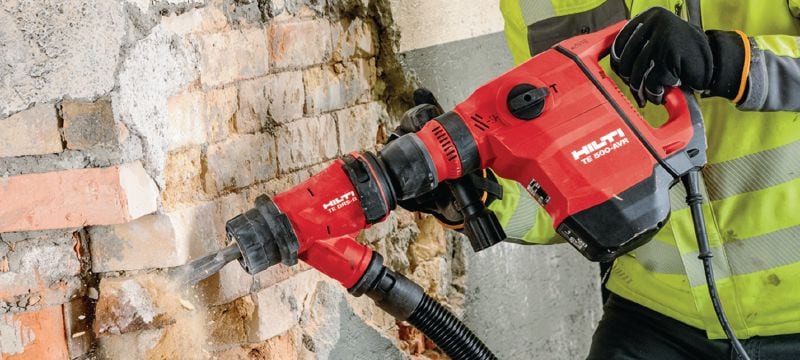 Martillo rompedor TE 500-AVR SDS-Max Martillo rompedor versátil SDS Max (TE-Y) para tareas de cincelado ligero en hormigón y mampostería con sistema de reducción activa de la vibración (AVR) Aplicaciones 1