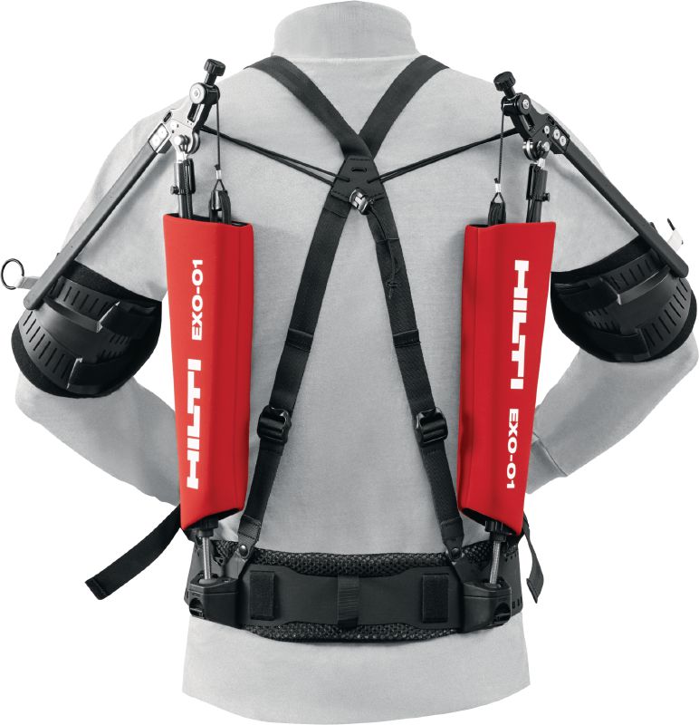 Exoesqueleto sobre cabeza Exoesqueleto pasivo para ayudar a reducir la tensión en los hombros y los brazos durante las tareas de instalación sobre cabeza