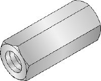 Acoplador de varilla roscada (imperial) Acoplamiento de varillas roscadas electrogalvanizado (sistema imperial)