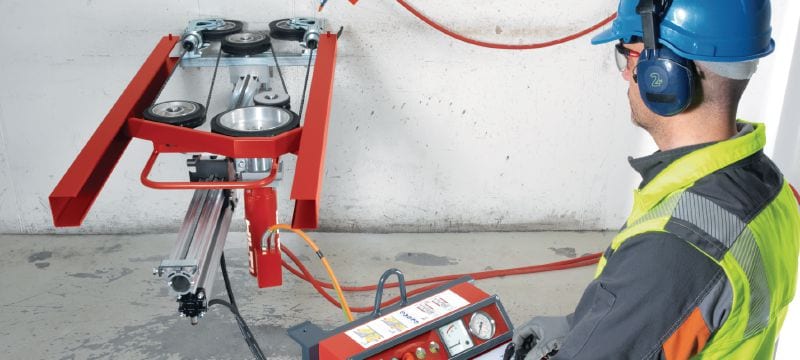 Sierra de hilo DSW 1005-E Sierra de corte con hilo eléctrica (10 kW) para tareas de corte pequeñas Aplicaciones 1