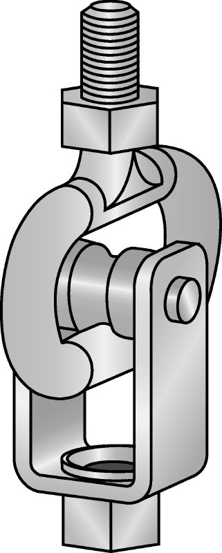 Conector deslizante giratorio MPSG Conector deslizante giratorio galvanizado para aplicaciones de calefacción y refrigeración de carga ligera