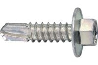 Tornillos para metal autotaladrantes S-MD 23 Z Tornillo autotaladrante (acero al carbono galvanizado) con brida montada a presión para fijaciones de metal a metal de espesor medio (hasta 6 mm)