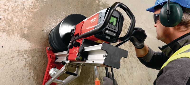 Broca corona abrasiva SP-H Broca corona de alta calidad para extracción de testigos en concreto muy abrasivo (para herramientas de ≥2.5 kW) Aplicaciones 1