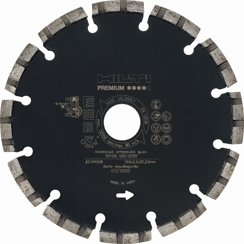 Disco de diamante universal SP-SL Disco de diamante prémium para ranurado en diferentes materiales base