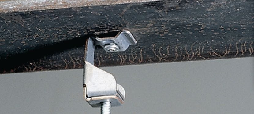 Dispositivo de suspensión de varilla roscada con clavo X-HS W U Suspensión de techo para la fijación de varillas roscadas Aplicaciones 1