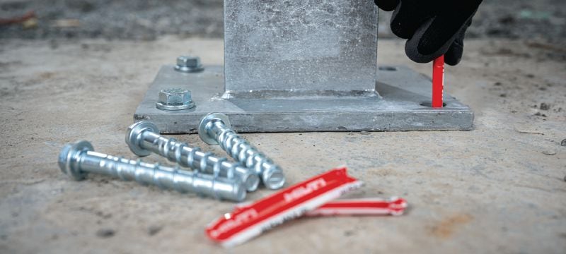 Cápsula KHC Kwik-X Cápsula adhesiva para anclajes Kwik-X para fijación en concreto, combina desempeño de cápsula química con la velocidad de anclajes de atornillado directo (se venden por separado) Aplicaciones 1