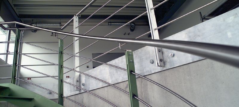 Anclaje acuñado Kwik Bolt 3 HDG Anclaje de cuñas estándar para concreto no fisurado (galvanizado en caliente) Aplicaciones 1