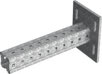Soporte MIC-S90H Soporte del perfil de la caja galvanizada en caliente (HDG) para conexiones a acero secundario en aplicaciones de carga pesada