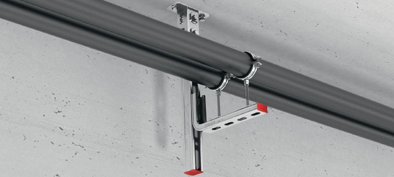 Soporte MQK-21-L Soporte de Canal C zincado para aplicaciones de carga media Aplicaciones 1