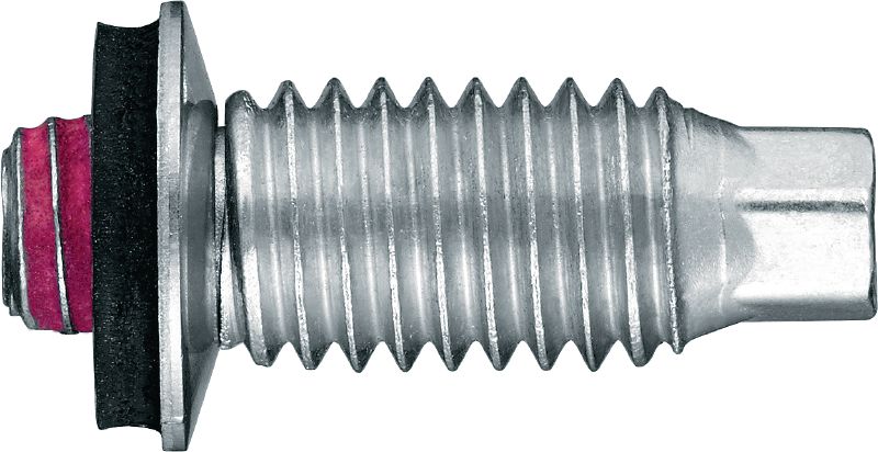 Perno ajustable S-BT GR Vástago de tornillo roscado (acero inoxidable, rosca de sistema métrico) para la fijación de rejillas en acero y aluminio en entornos altamente corrosivos