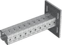 Soporte MIC-S120H Soporte del perfil de la caja galvanizada en caliente (HDG) para conexiones a acero secundario en aplicaciones de carga pesada