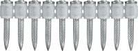 Clavos para acero/concreto X-U MX (colado) Clavos en collado de alto desempeño para fijaciones en concreto y acero mediante herramientas accionadas a pólvora