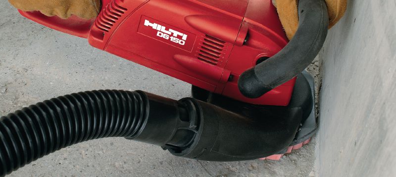 Amoladora de concreto DG 150 Amoladora para tareas pesadas de desbaste y alisado de concreto, así como para la eliminación de pinturas y revestimientos Aplicaciones 1