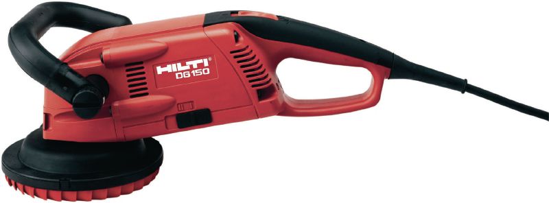 Amoladora de concreto DG 150 Amoladora para tareas pesadas de desbaste y alisado de concreto, así como para la eliminación de pinturas y revestimientos