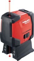 Plomada láser PM 2-P Láser de puntos con 2 puntos para la instalación de tuberías con haz de color rojo