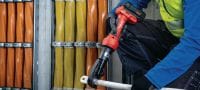Crimpadora y cortadora de cables 6T a batería NUN 54-22 Sistema de crimpado y corte de cables a batería en línea 6T con mordazas intercambiables (plataforma de batería Nuron) Aplicaciones 1