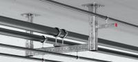 MIQC-H conector de cruce Conectores de carga pesada galvanizados en caliente (HDG) para la conexión de dos vigas MIQ Aplicaciones 1