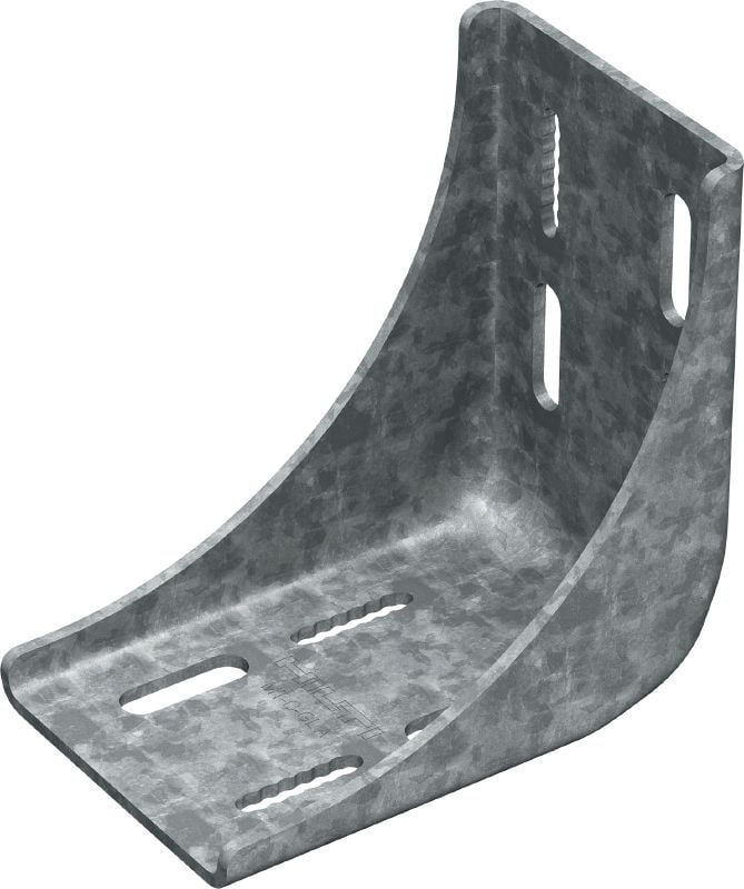 Soporte angular MT-C-GL A OC Soporte angular reforzado y ajustable para estructuras de viga MT de carga pesada sujetas a cargas 3D, para su uso en exteriores con poca contaminación