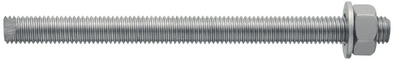 Varilla de anclaje HAS-R 304 SS Varilla de anclaje de alto desempeño para cápsulas químicas HVU2 y morteros con epoxi/híbridas químicas inyectables (acero inoxidable 304)