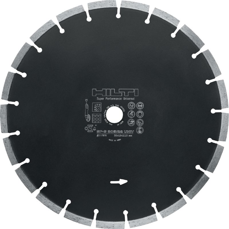 Disco de diamante universal SP Disco de diamante de calidad para tareas de corte en distintos materiales base