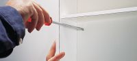 Tapón de plástico para pared HUD-1 Tapones de pared plásticos universales y económicos para fijación de carga ligera a paredes huecas y sólidas Aplicaciones 2
